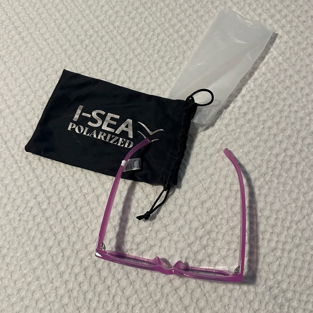 I-SEA Polarized Fuscia Purple Glasses